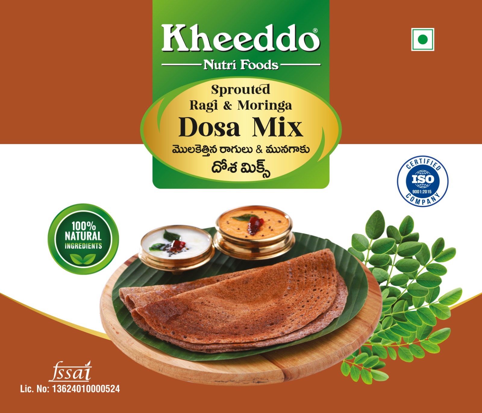 Ragi & Moringa Dosa Mix Ragi & Moringa Dosa Mix